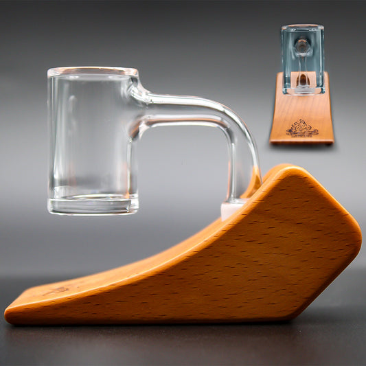 CAMPFIRE QUARTZ WOODEN BANGER STAND 14MM