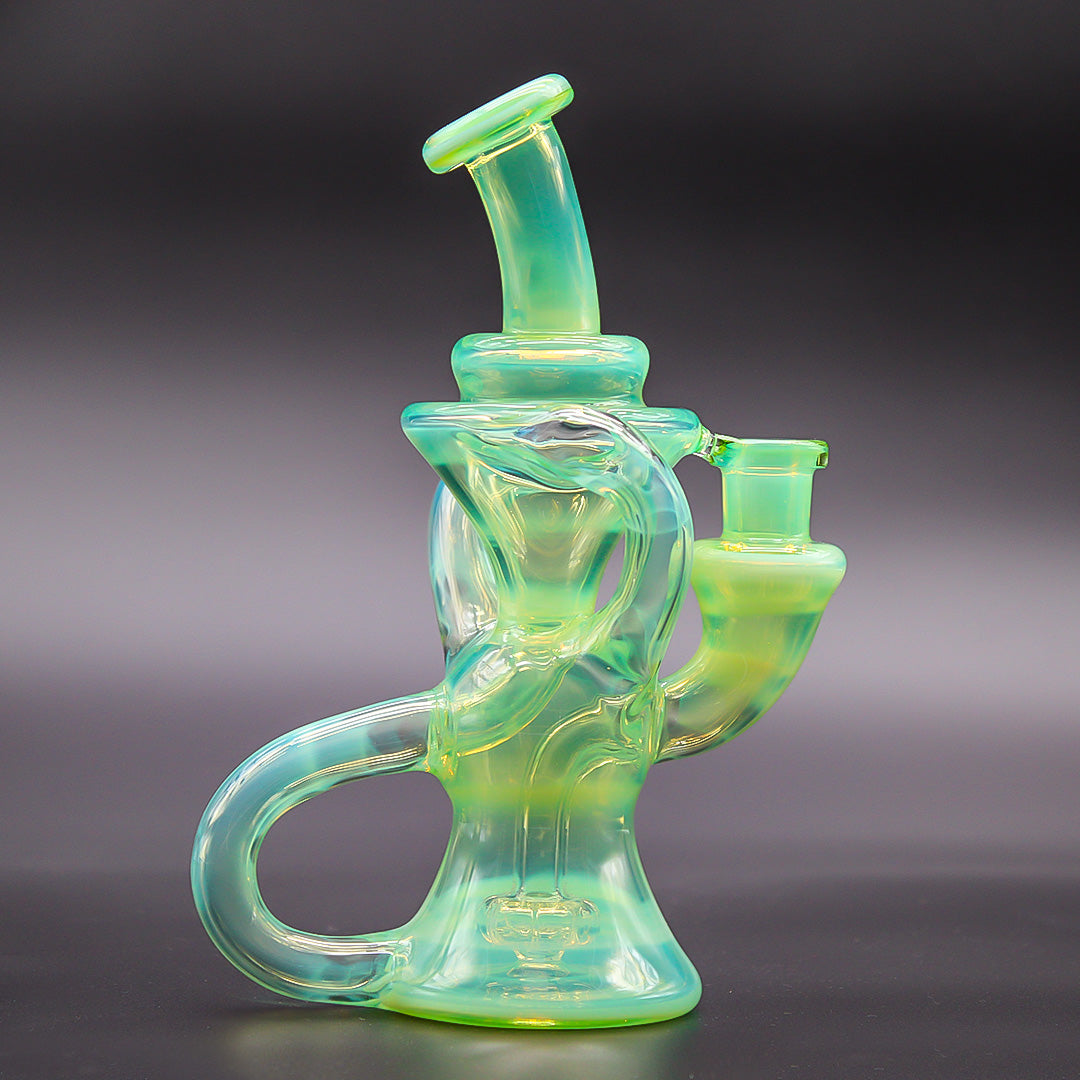 HAPPY TIME GLASS MICRO KLEIN RECYCLER