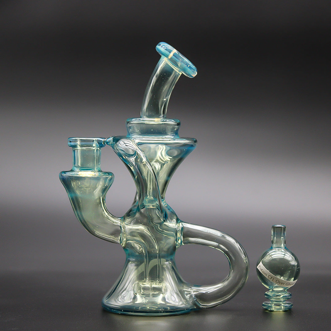 HAPPY TIME GLASS MICRO KLEIN RECYCLER