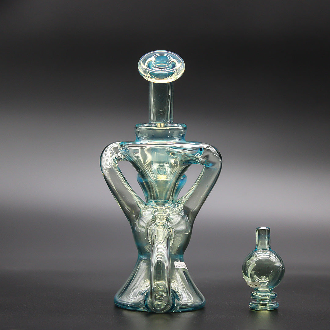 HAPPY TIME GLASS MICRO KLEIN RECYCLER
