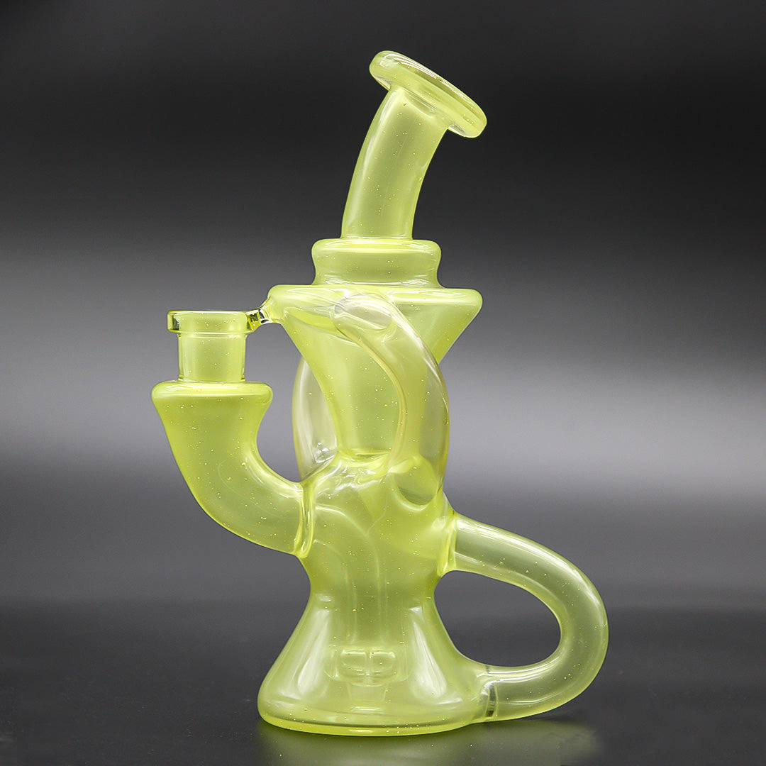 HAPPY TIME GLASS MICRO KLEIN RECYCLER