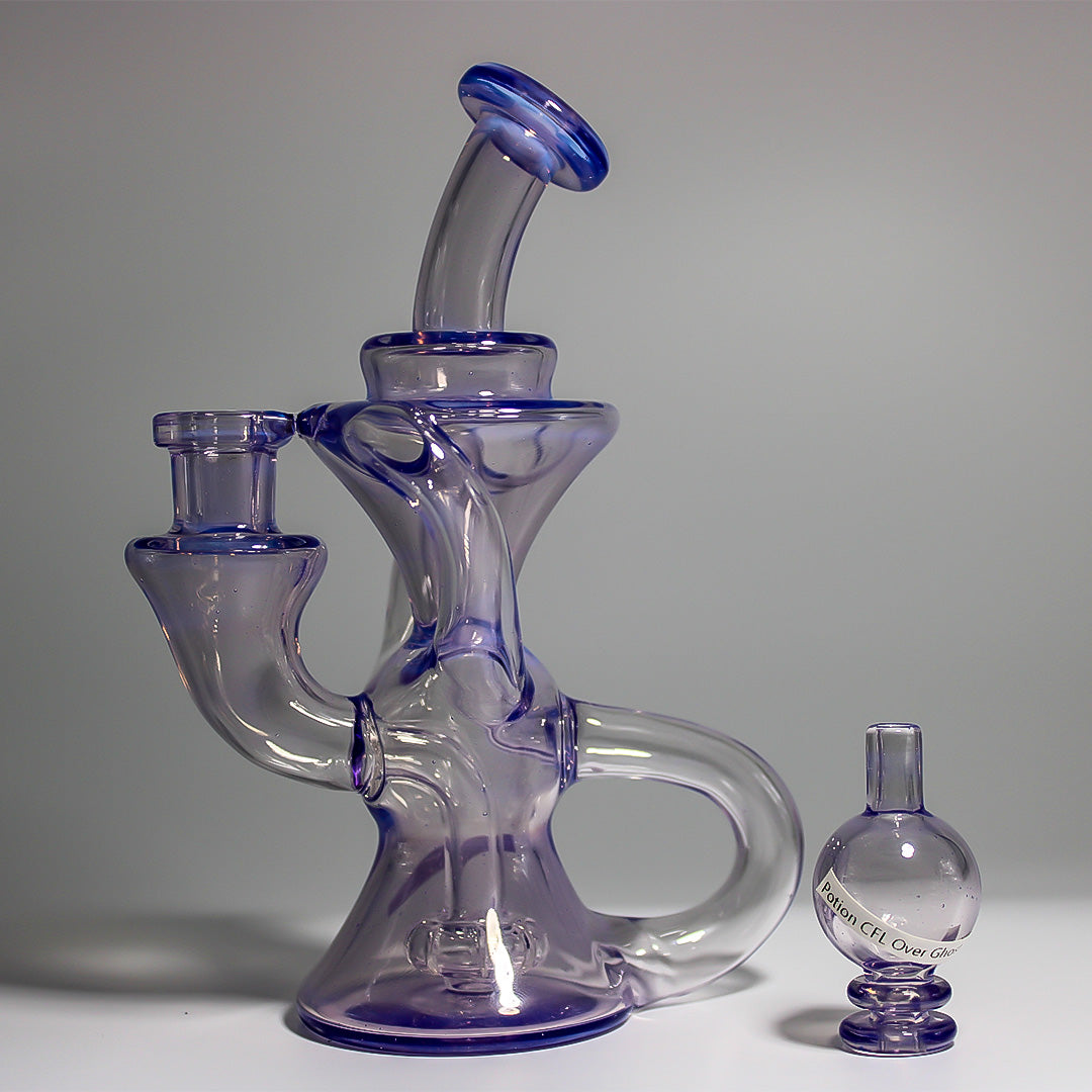 HAPPY TIME GLASS MICRO KLEIN RECYCLER
