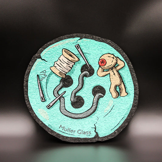 MULLER TEAL BUTTON MOODMAT