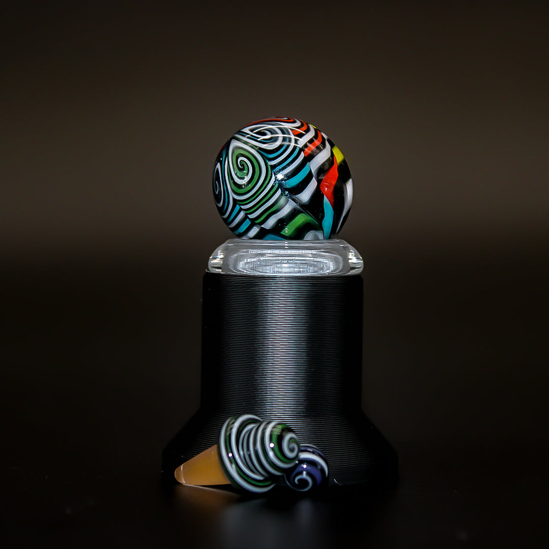 CHUNK GLASS SLURPER SET