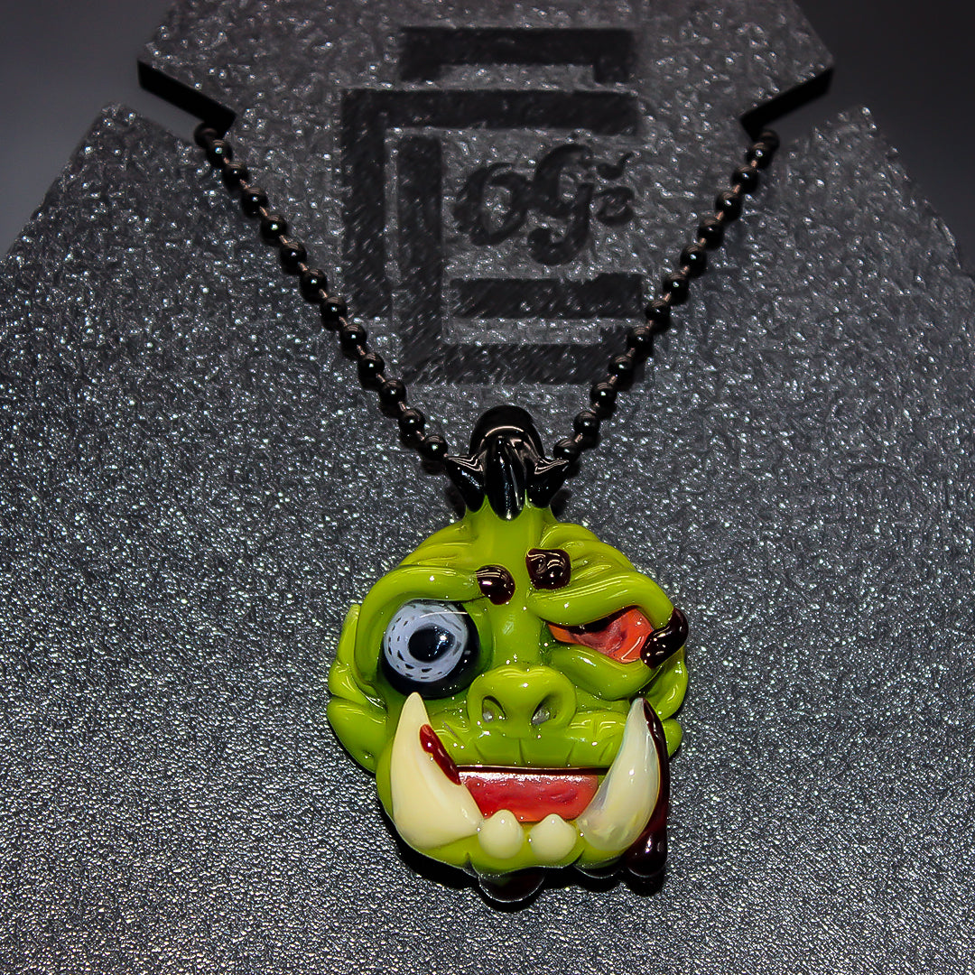 SETTE GLASS ORC PENDY
