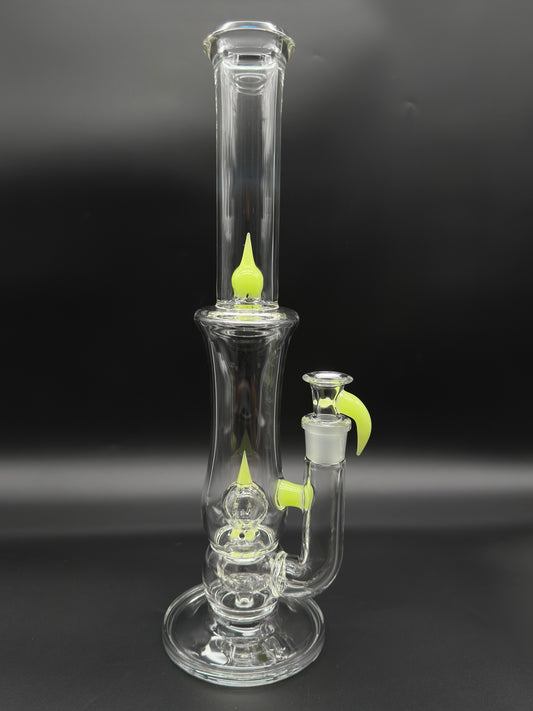 GREEN FOREST GLASS 180 CRIC IMPERIAL ACCENTED TUBE