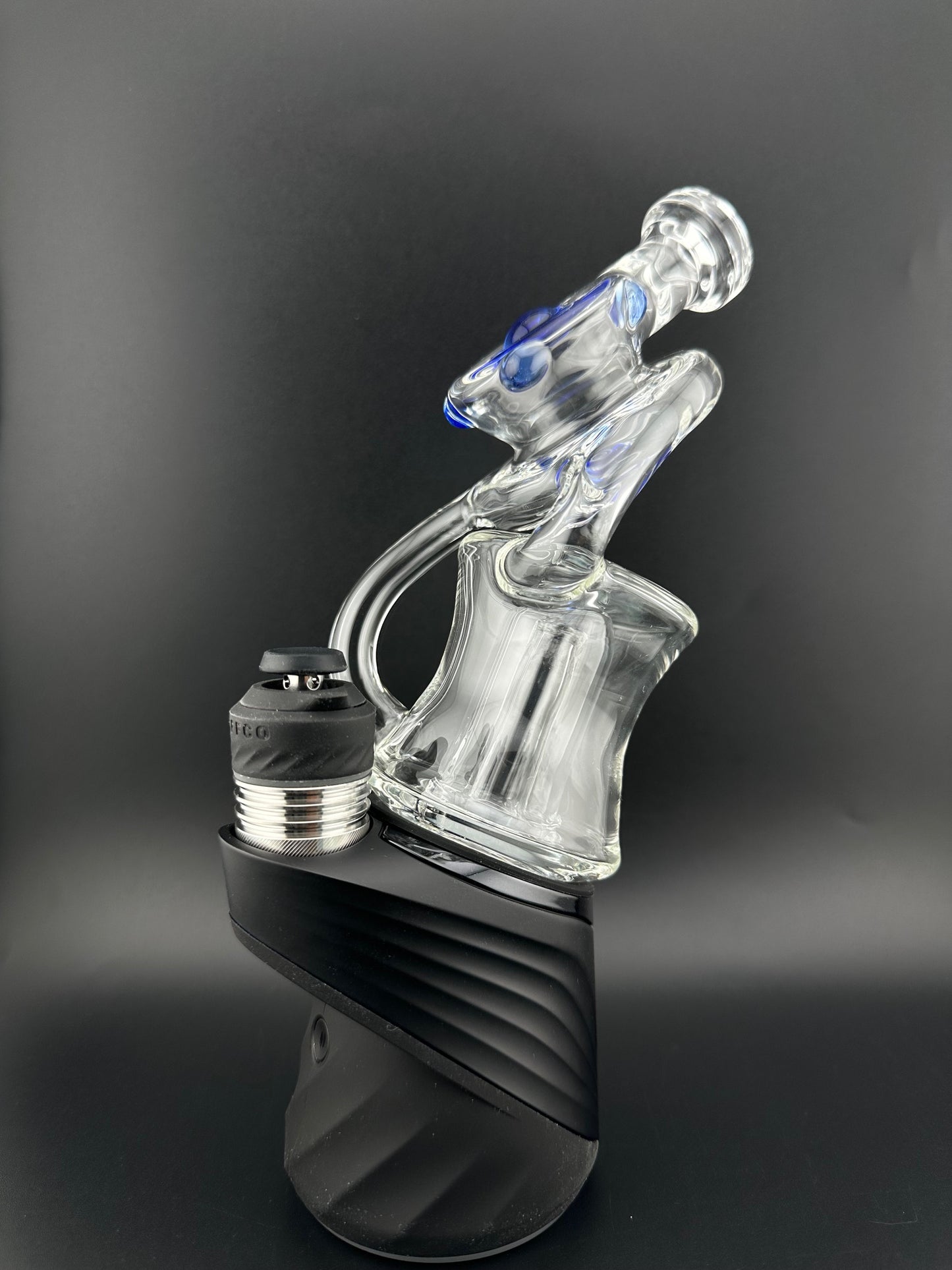 ERY GLASS LEAN BACK RECYCLER PUFFCO TOP