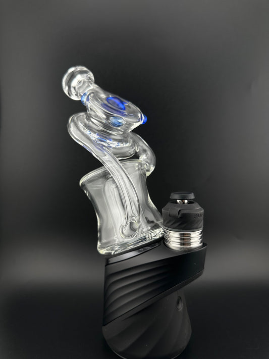 ERY GLASS LEAN BACK RECYCLER PUFFCO TOP