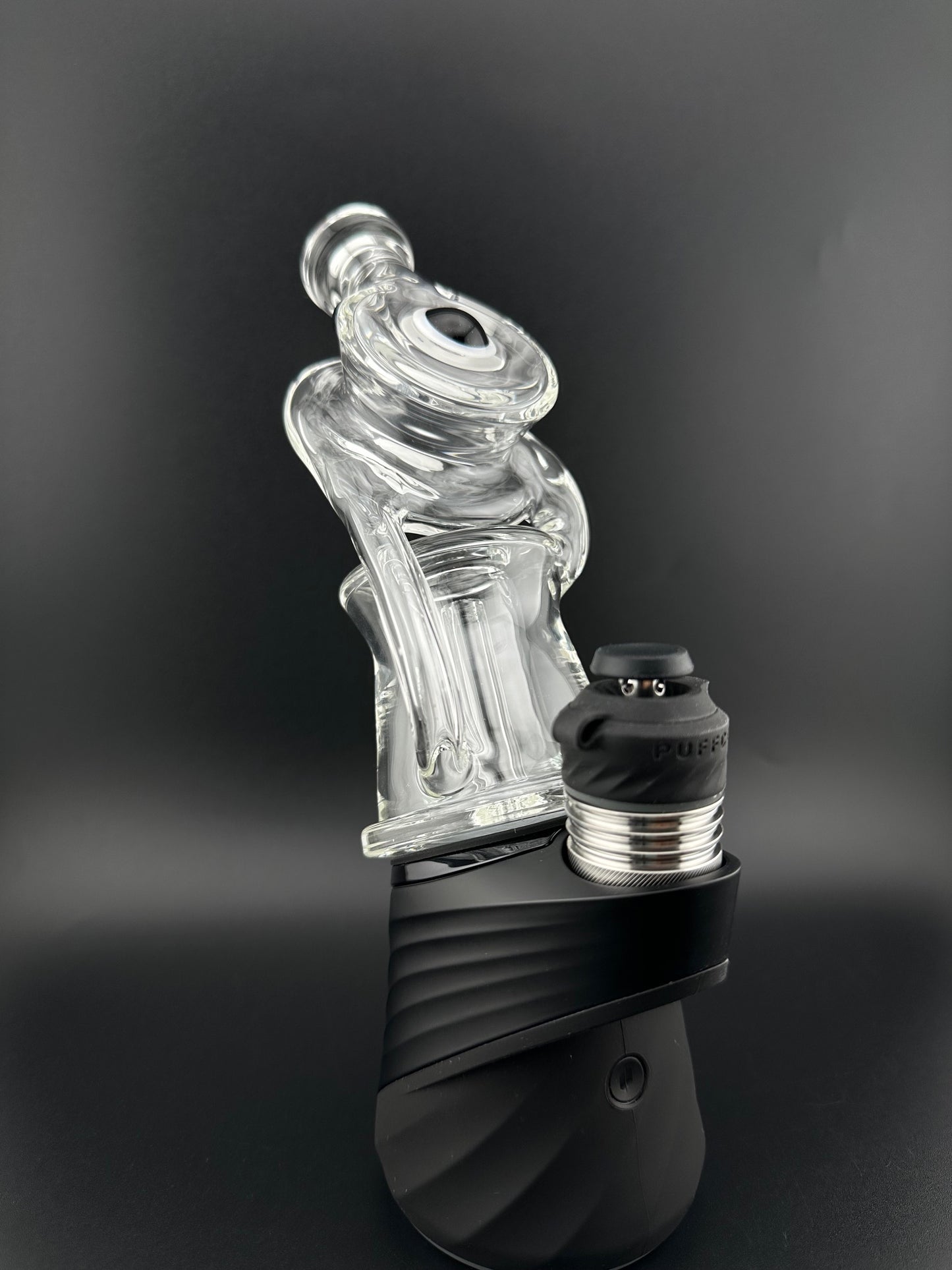 ERY GLASS LEAN BACK RECYCLER PUFFCO TOP