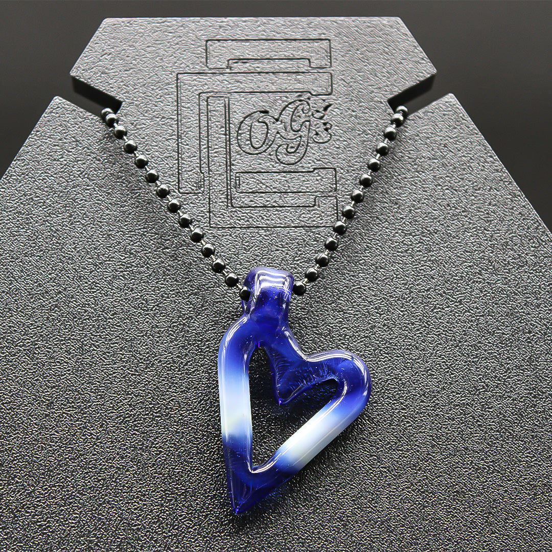 SETTE GLASS HEART PENDY