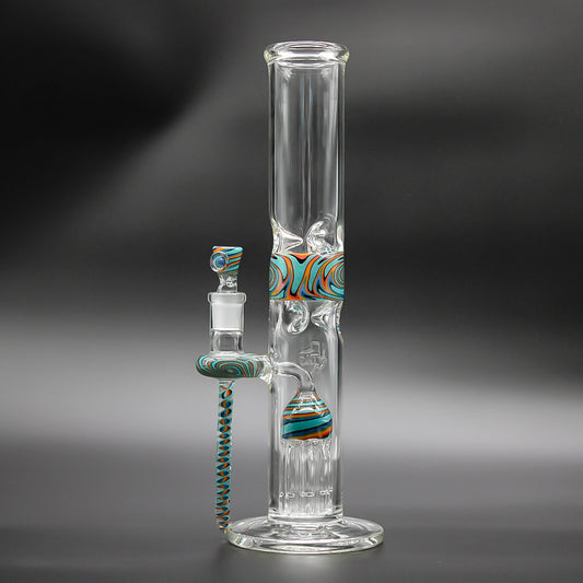 TEXAS HOT GLASS TREE PERK STRAIGHT TUBE