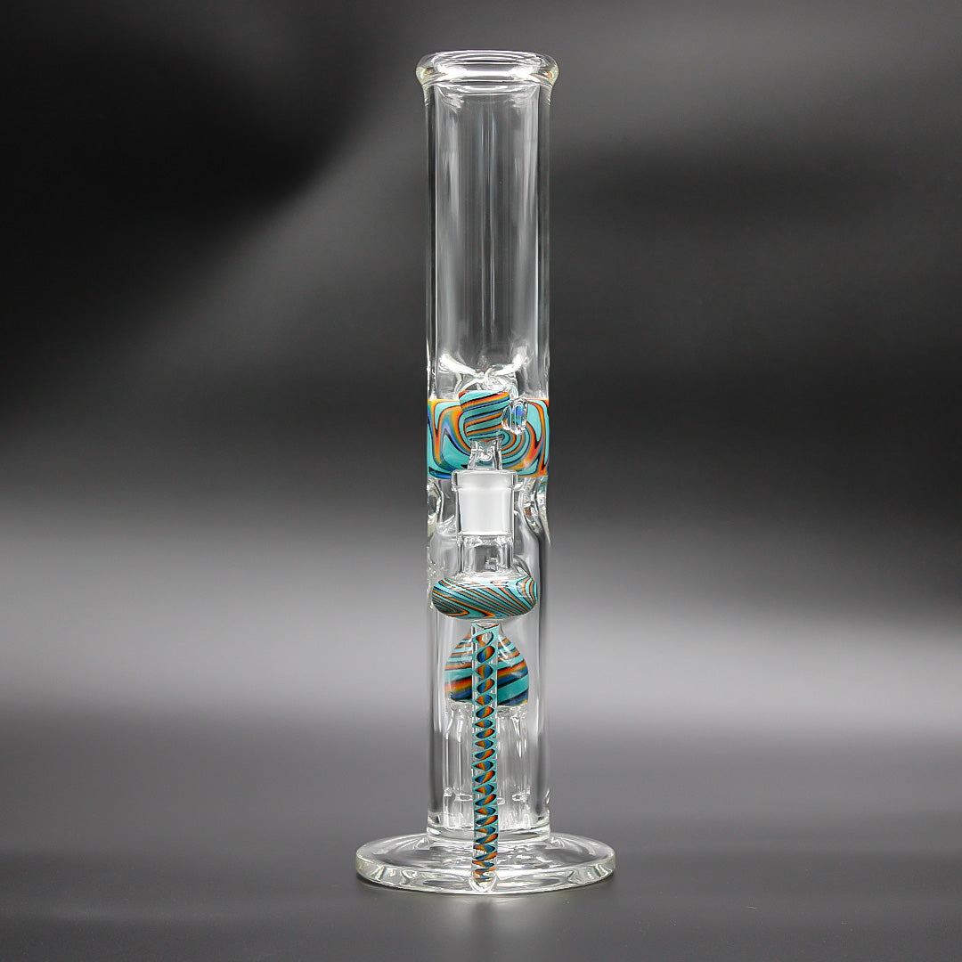 TEXAS HOT GLASS TREE PERK STRAIGHT TUBE