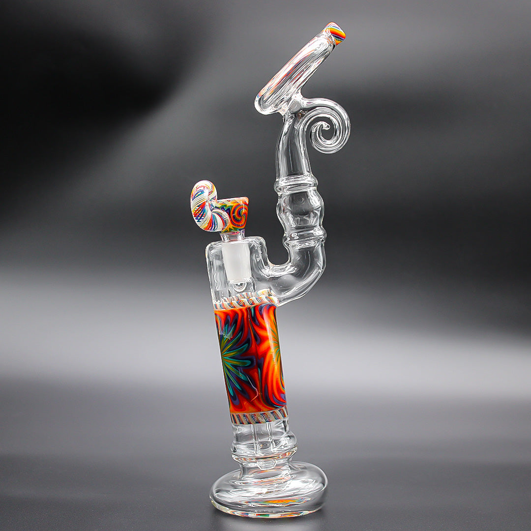 WILLSTAR GLASS BUBBLER RAINBOW
