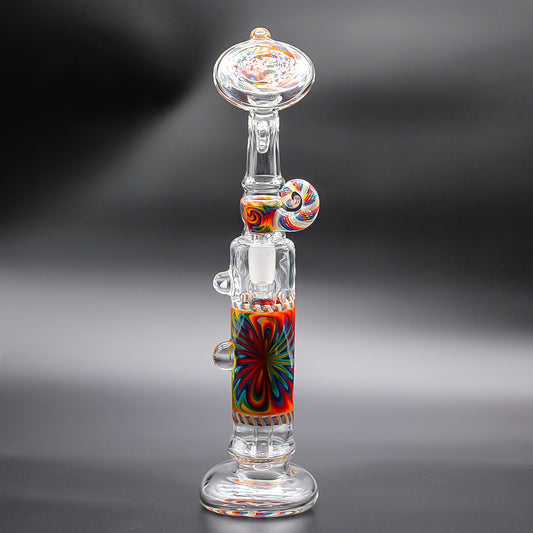WILLSTAR GLASS BUBBLER RAINBOW