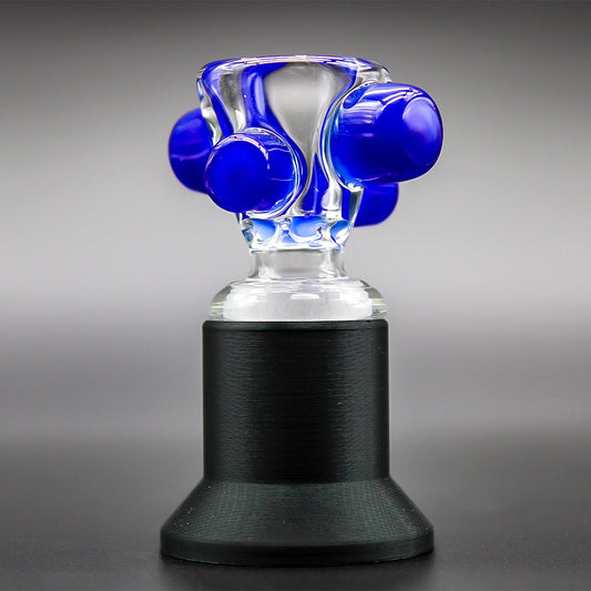 ZOMBIE HAND STUDIOS CLEAR 4 HOLE W/ COLOR ACCENTS