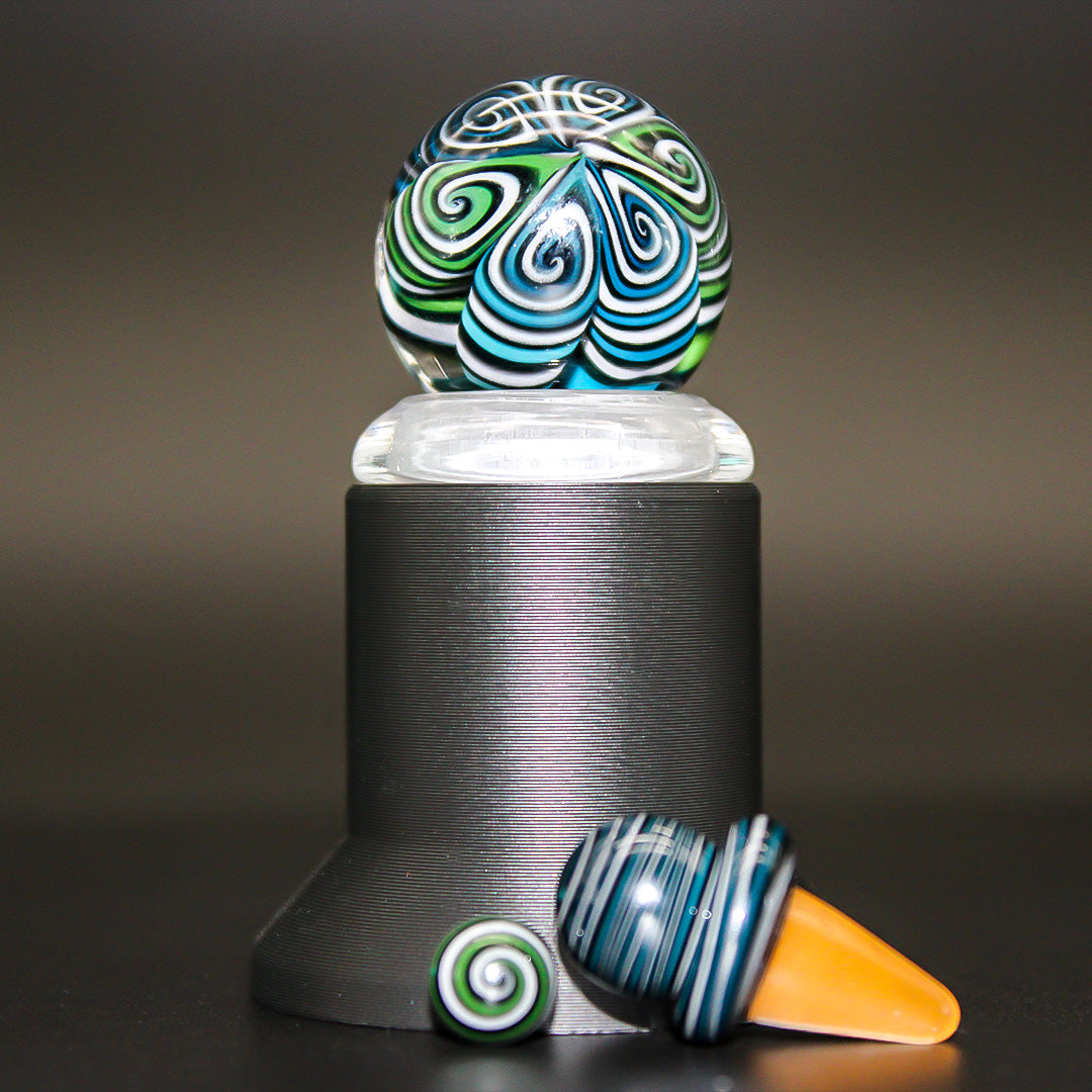 CHUNK GLASS SLURPER SET