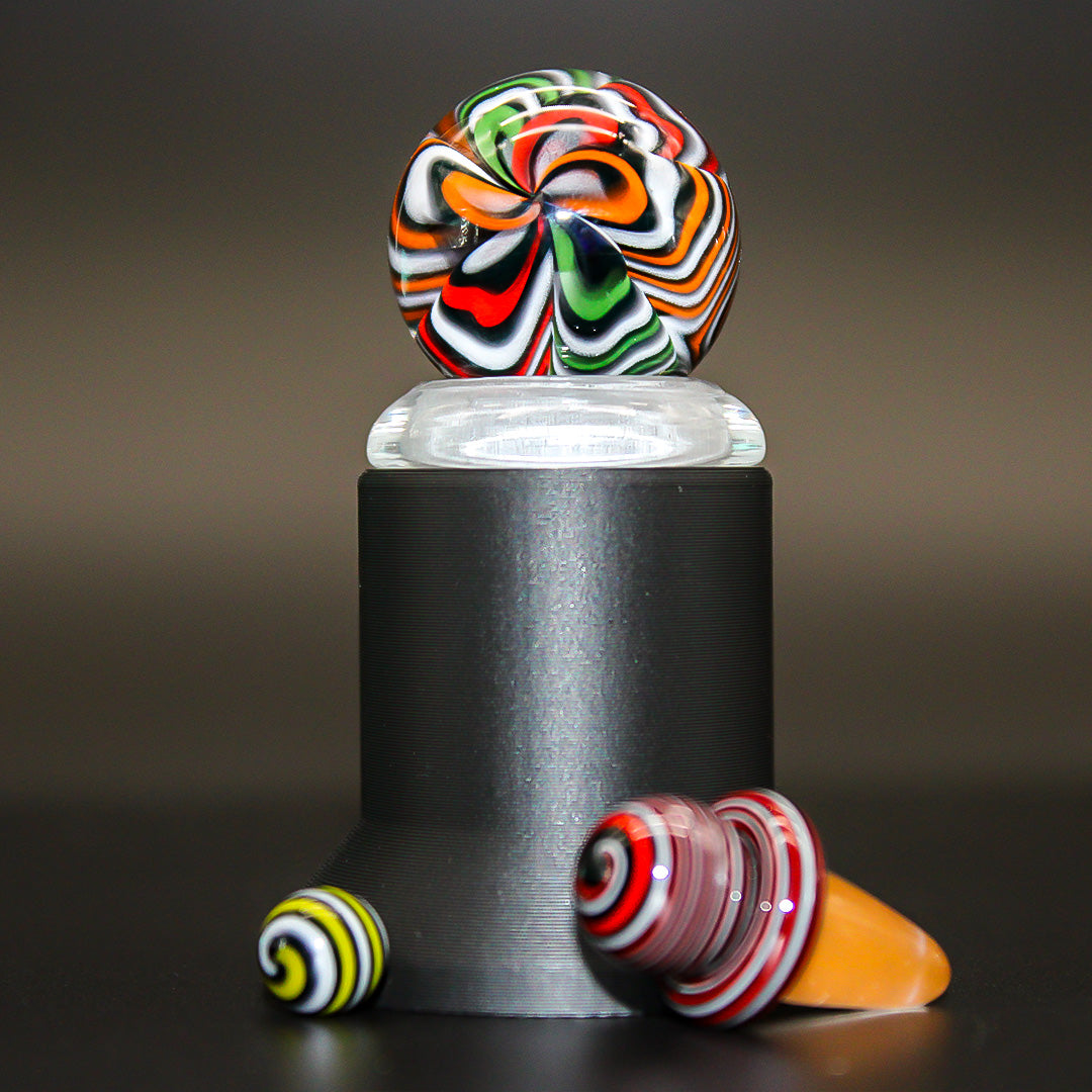 CHUNK GLASS SLURPER SET