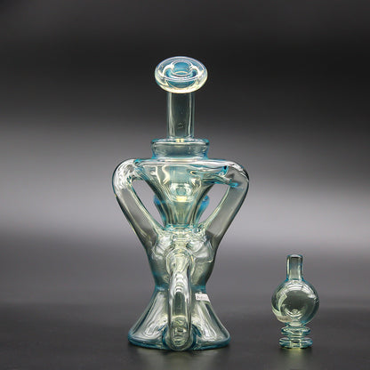 HAPPY TIME GLASS MICRO KLEIN RECYCLER