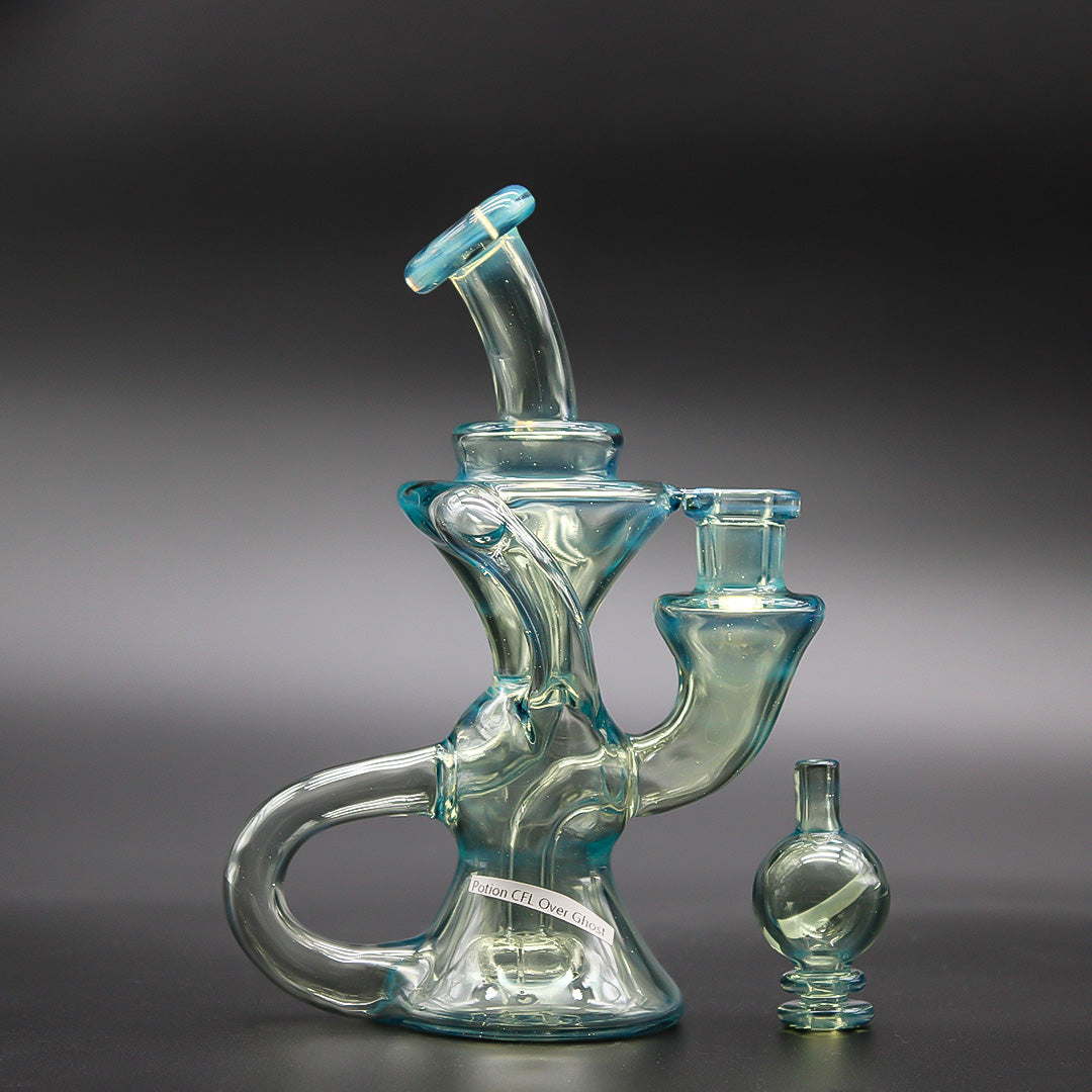 HAPPY TIME GLASS MICRO KLEIN RECYCLER