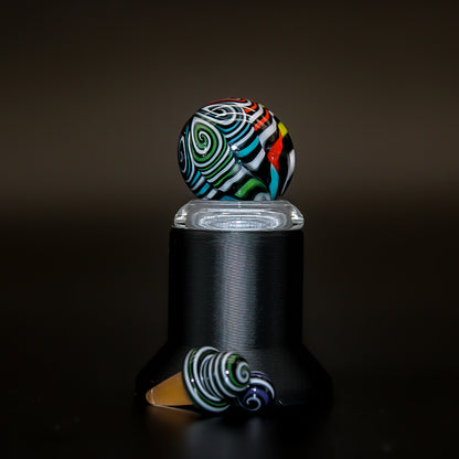 CHUNK GLASS SLURPER SET