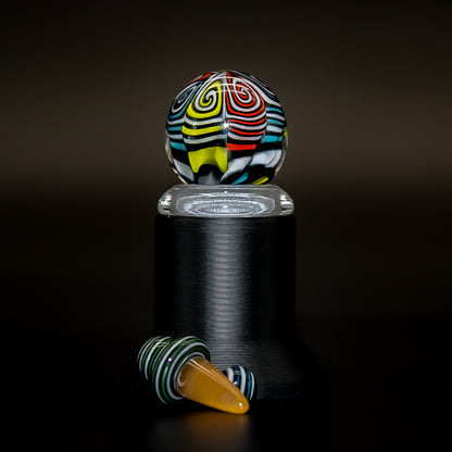 CHUNK GLASS SLURPER SET
