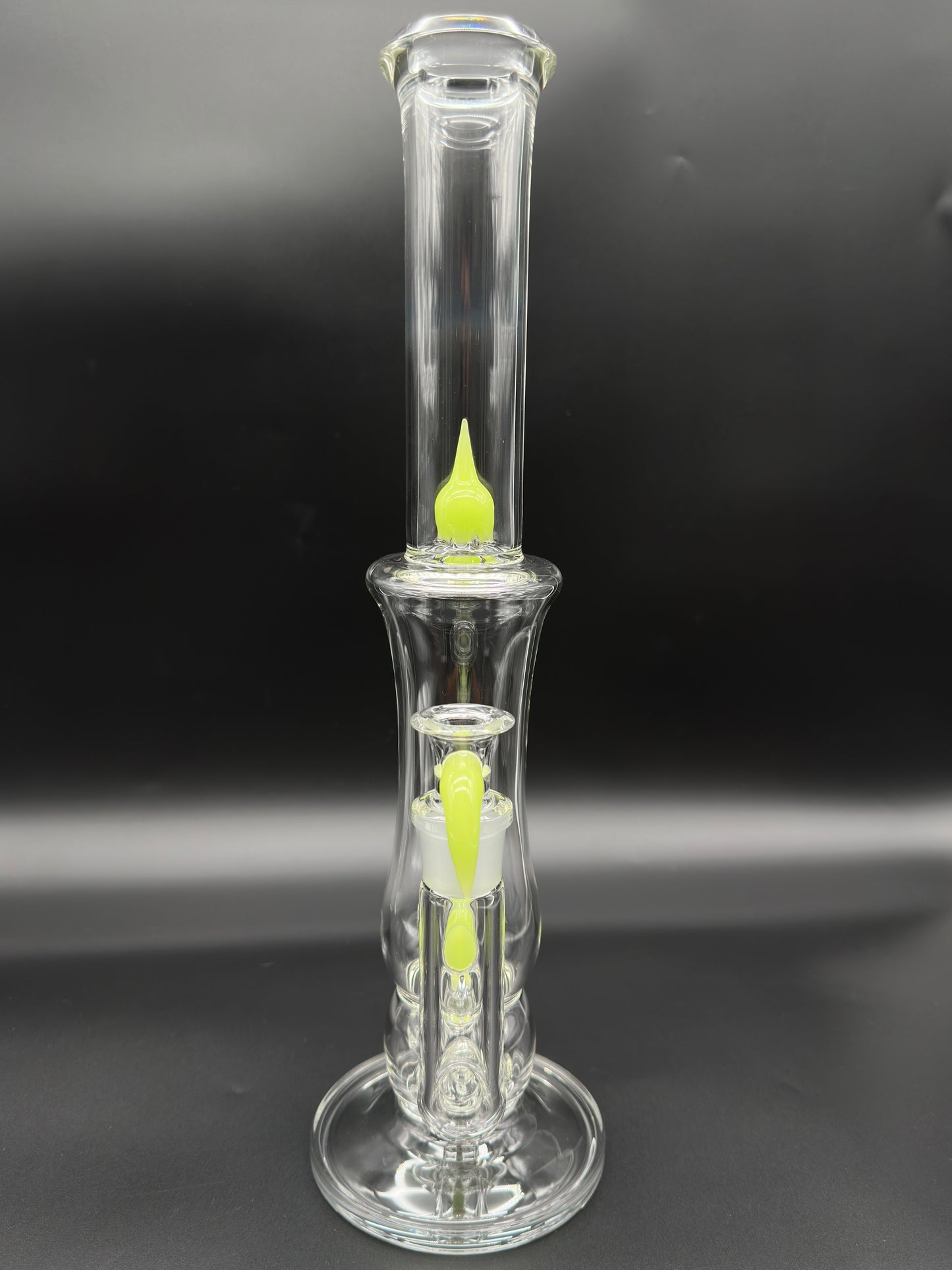 GREEN FOREST GLASS 180 CRIC IMPERIAL ACCENTED TUBE