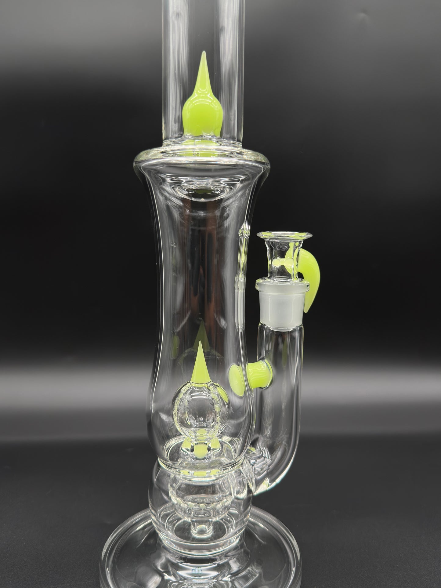 GREEN FOREST GLASS 180 CRIC IMPERIAL ACCENTED TUBE