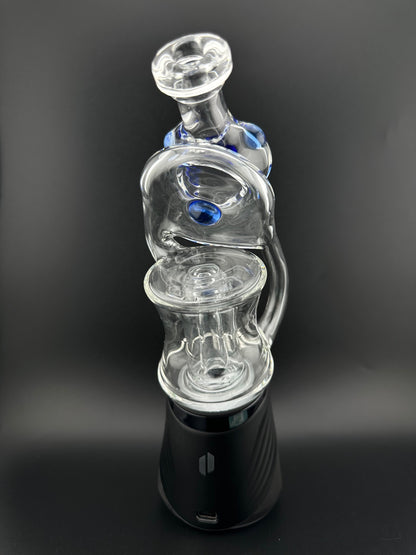 ERY GLASS LEAN BACK RECYCLER PUFFCO TOP