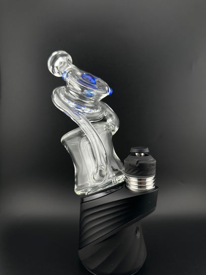 ERY GLASS LEAN BACK RECYCLER PUFFCO TOP