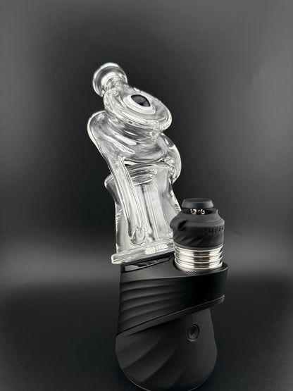ERY GLASS LEAN BACK RECYCLER PUFFCO TOP