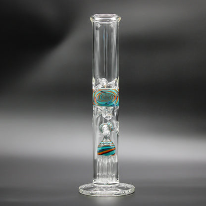 TEXAS HOT GLASS TREE PERK STRAIGHT TUBE