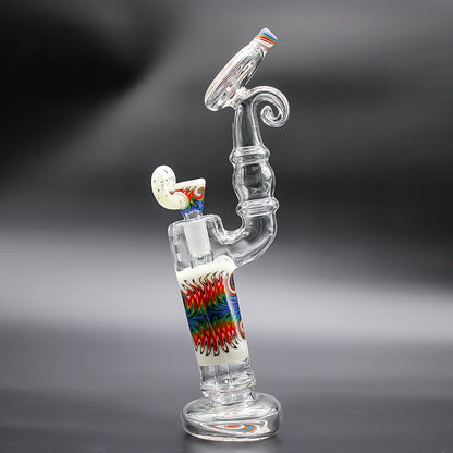 WILL STAR GLASS BUBBLER - UV RAINBOW