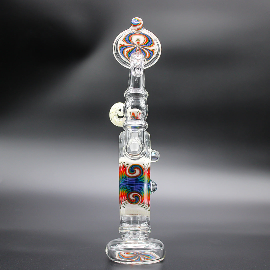 WILL STAR GLASS BUBBLER - UV RAINBOW