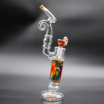WILLSTAR GLASS BUBBLER RAINBOW